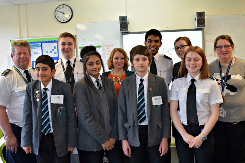 FLIGHT TIME: Students from Thornhill Community Academy took part in the Aviation masterclass last week