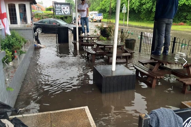 WATER WORLD: The Tenth Lock in Brierley Hill shared this photo on Facebook
