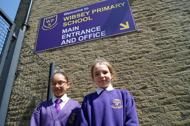 SOVEREIGN SINGERS: Pupils at Wibsey Primary School are ‘wearing their crown with pride’