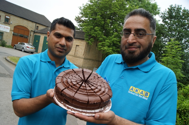 BAKING BLIND: (l-r) Amjad Akram and Abdul Satar have picked a smaller charity for Ramadan goodwill this year and will be selling chocolate cakes to raise funds