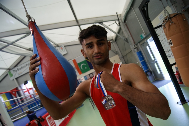 SILVER SUCCESS: Harris Akbar clinched silver in the EUBC European Youth Championships in Russia