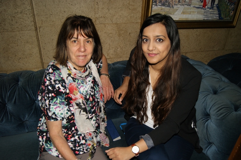 INTERFAITH DIALOGUE: Co-chairs of the Leeds branch of Nisa Nashim, Salma Arif and Hilary Curwen