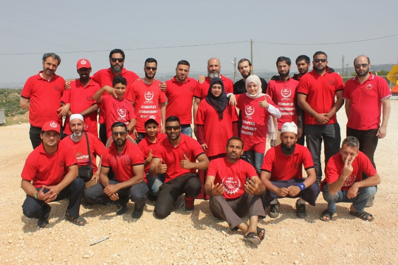 TEAMWORK: The SKT Welfare team completed their pre-Ramadan mission earlier this month