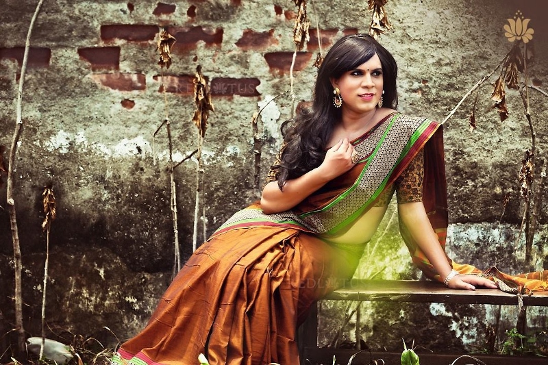 BREAKING DOWN BARRIERS: Sharmila Nair’s latest collection of saris was launched using transgender models