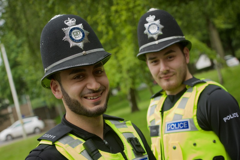 BOBBY BROTHERS: Sheryar and Syed Shah have joined the West Midlands’ police family