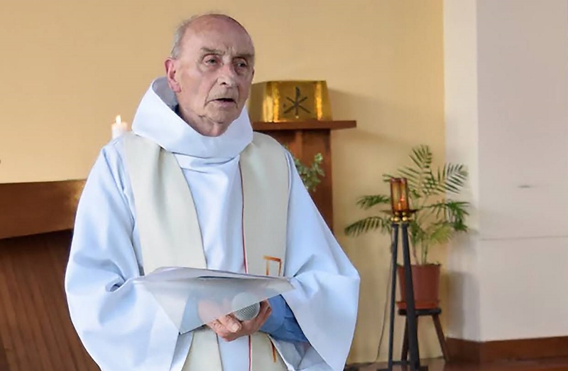 BARBARIC ATTACK: Father Jacques Hamel was killed whilst he was performing mass in the suburb of Rouen
