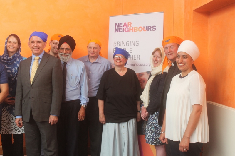 MEETING OF MINDS: Lord Bourne met with members of the Southall Sikh Gurdwara to discuss how society can prevent hate crimes