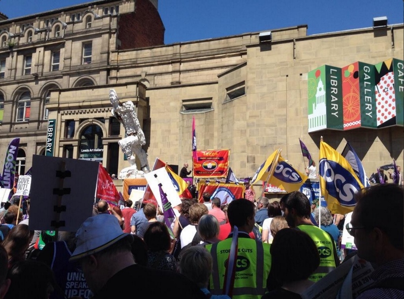 SOLIDARITY: Schools were disrupted from the NUT walk-out