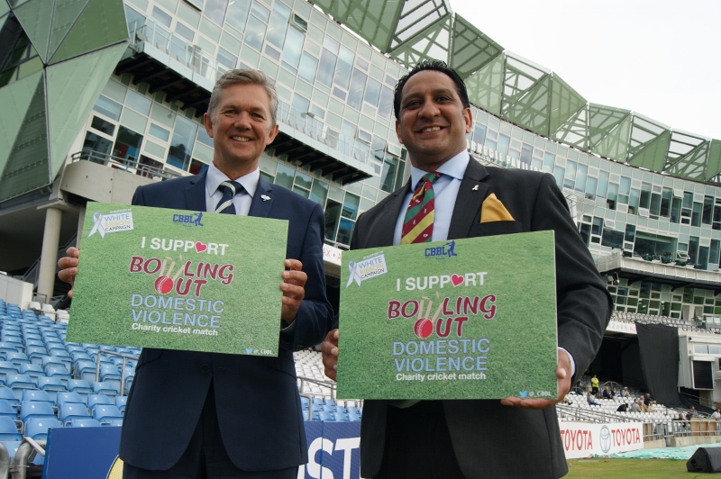 ALL-ROUNDERS: Mark Arthur and Ikram Butt look forward to taking to the field on 4th September