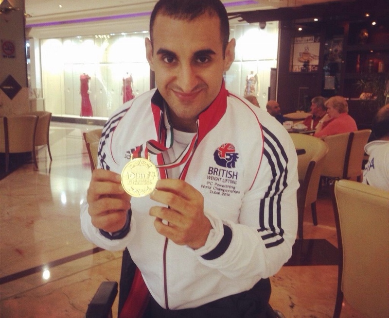 HIGH HOPES: Jawad has won Gold at the European and World Championships previously and hopes to add a Paralympic medal to his collection