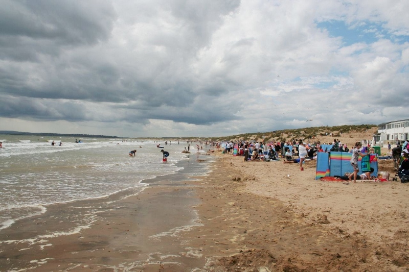 BUSY BEACH: In peak season, up to 25,000 people visit Camber Sands every day