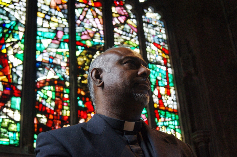 COMMUNITY LEADER: The Very Reverend Rogers Govender, Dean of Manchester, has been in his role for 10 years, bringing communities and faiths together