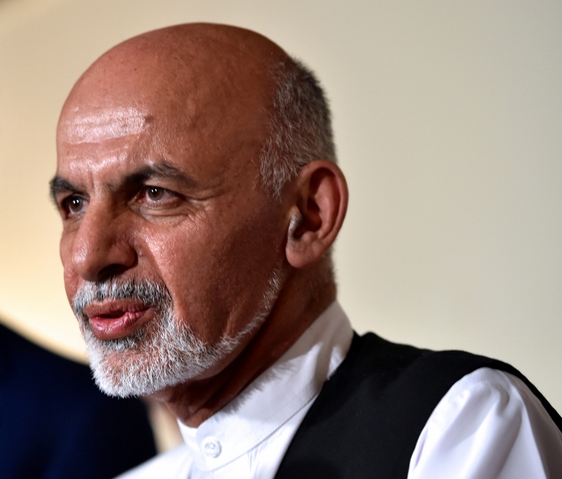 IMPLEMENTING PEACE: Afghan President Ashraf Ghani says he is hopeful of creating a ‘peace environment’ which would end years of fighting