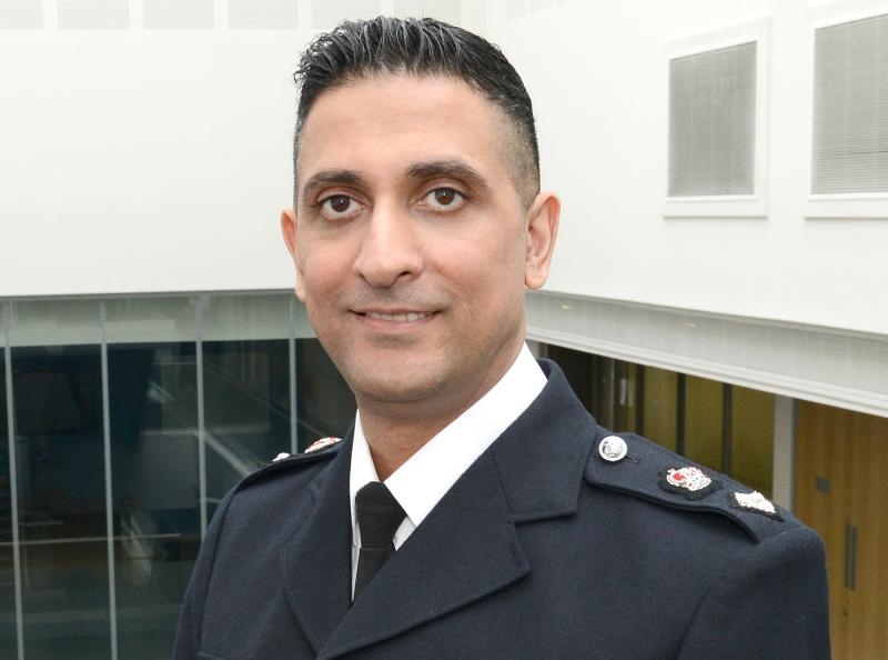 TOP OF THE COPS: Chief Superintendent Mabs Hussein has been shortlisted for a top gong at the Asian Achievers Awards
