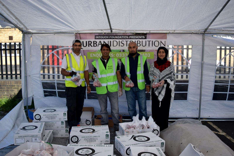 LOCAL AID: Families and individuals from over 20 countries and all faiths were issued with Qurbani meat in Bradford