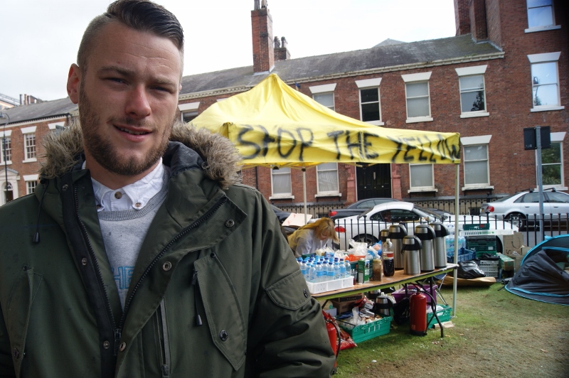 CALLING FOR HELP: Haydn Jessop is calling for more support to be made available for Leeds’ homeless population