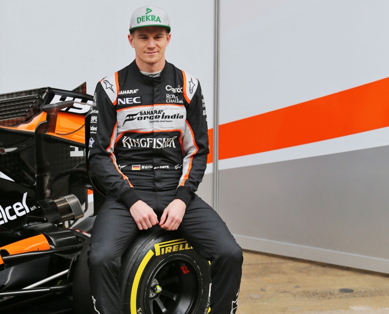 FAREWELL: Nico Hulkenberg will race for Renault next year as Sergio Perez prepares to welcome new partner