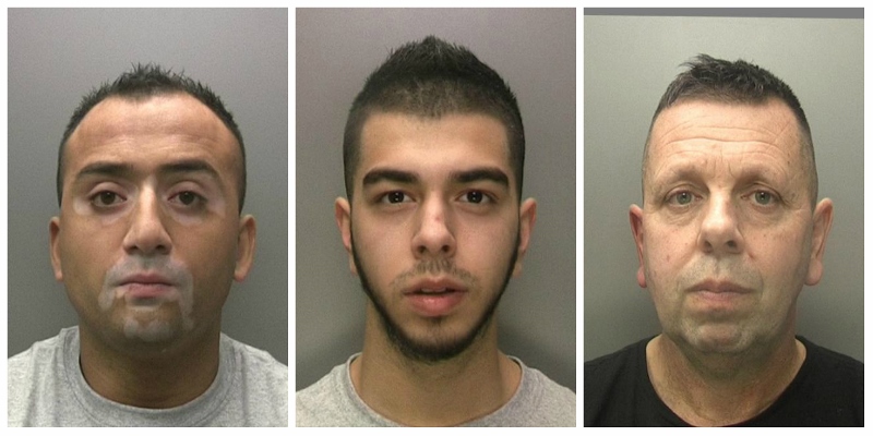 PRISON: Suraj Mistry, Lamar Wali, and Sander van Aalten were charged in connection with the death of Birmingham businessman, Akhtar Javeed