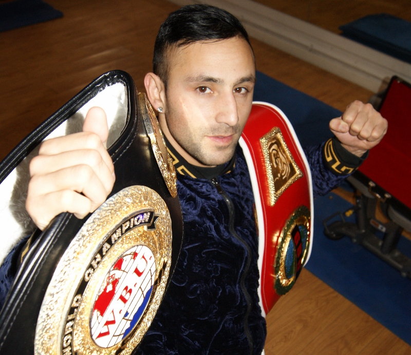 READY TO FIGHT: Khan says training has been going well and is looking forward to returning to the ring