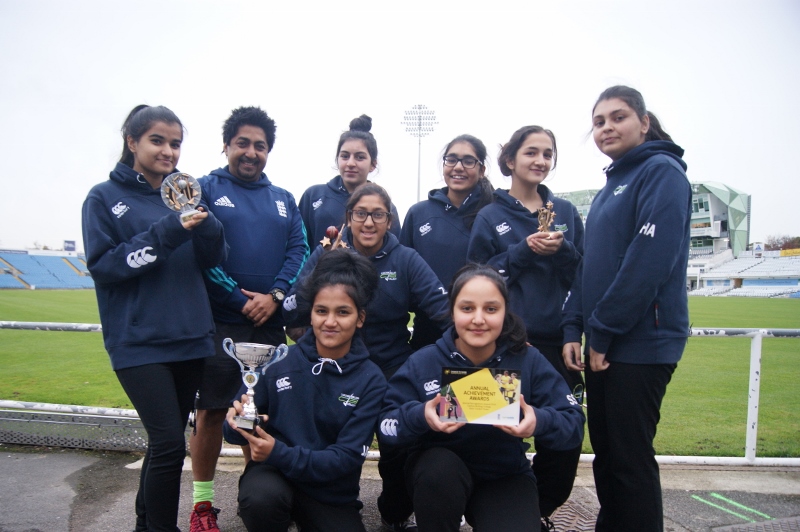 CHAMPIONS: The Carlton Bolling College girl’s cricket team received the Special Recognition award from Chance to Shine earlier this month