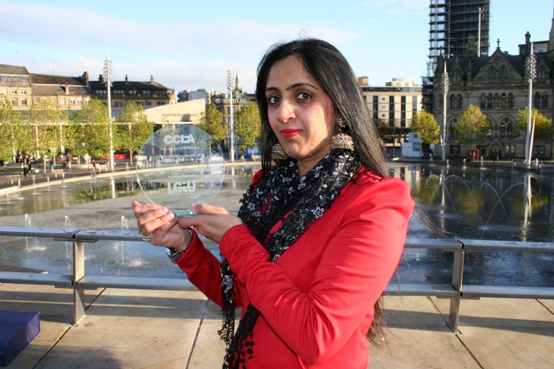 LEADING THE WAY: Cllr Fozia Shaheen was awarded with the Young Councillor of the Year award for the whole of England