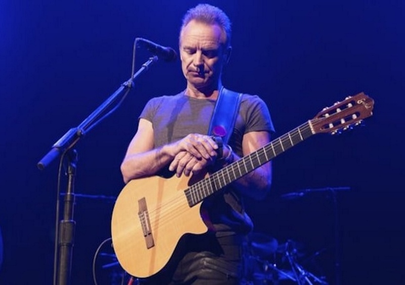 BAD TASTE?: Sting sang the Arabic expression and the audience applauded
