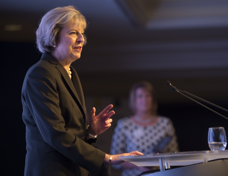 WELCOMING INDIAN BUSINESS: Theresa May has said she will make it easier for wealthy Indian businessmen to come to the UK