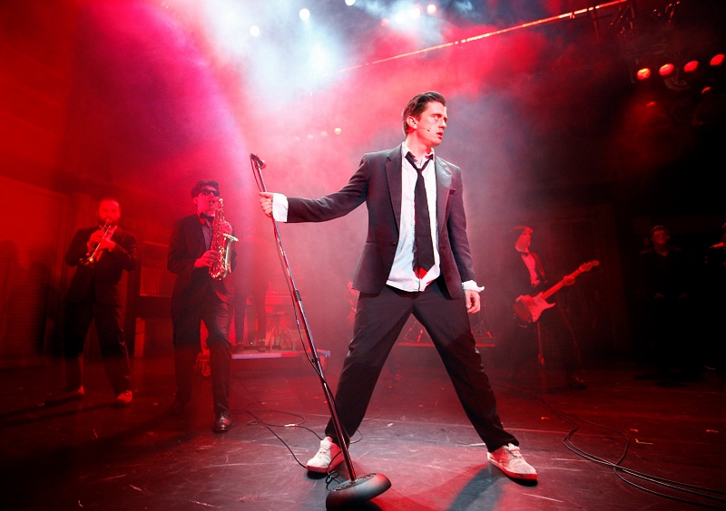 INCREDIBLE PERFORMANCE: Deco (Brian Gilligan), in The Commitments (Photo cred: Johan Persson LR)