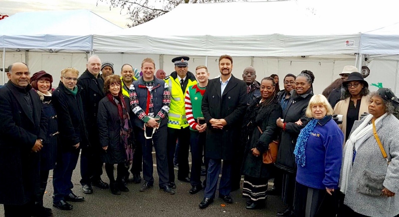 GOOD TIMES: MEP Afzal Khan and guests had plenty of fun at a community cohesion event at Cheetham Hill
