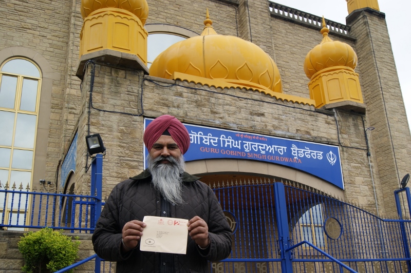 DISAGREEMENT: President of Bradford’s Guru Gobind Singh Gurdwara, Ranbir Singh, says discrimination figures highlighted in the Sikh Survey are ‘untrue’