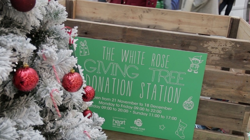 DONATIONS: The White Rose Shopping Centre received over 5,000 donated gifts for their chosen charities