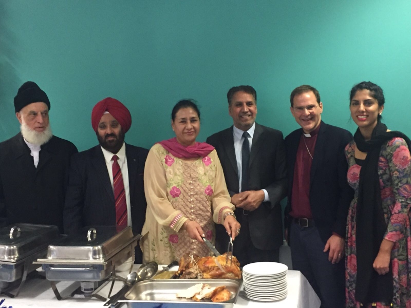 FESTIVE FEAST: A special halal turkey was provided by JW Young’s Butchers for all to enjoy