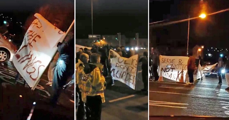 PROTESTS: Demonstrations were seen in Bradford following Mr Yaqub’s death (pic credits, Facebook)