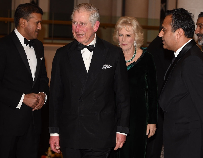 HONOURABLE GUESTS: HRH The Prince of Wales and HRH The Duchess of Cornwall (picture credit: Justin Goff)