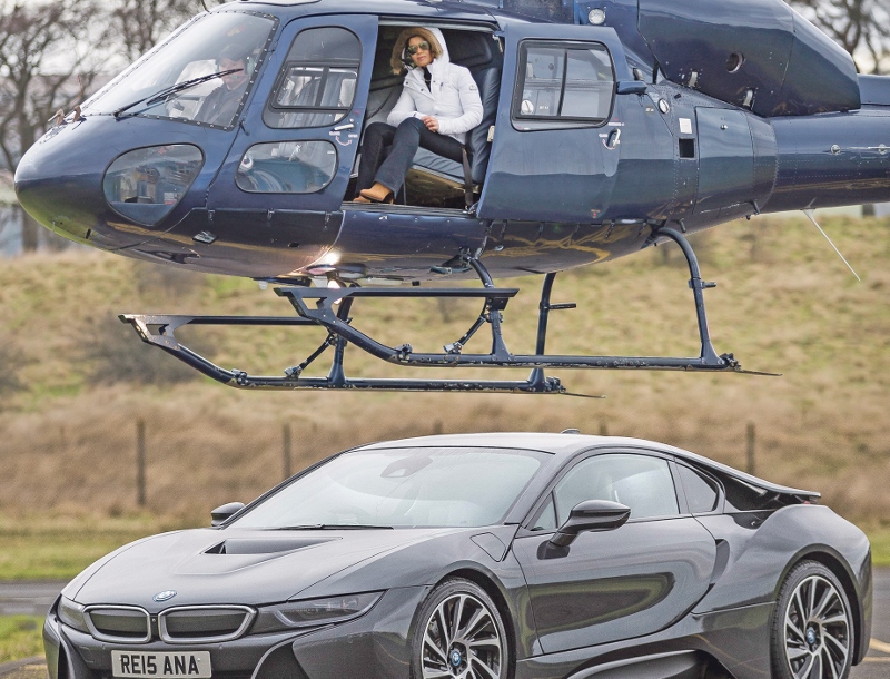 LOOK AT ME NOW: Rehana celebrates her new fabulous figure and enjoys test driving super cars as her passion