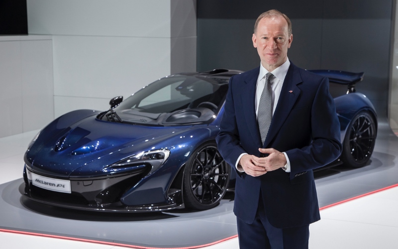 CONFIDENT: Mike Flewett, Chief Executive Officer at McLaren Automotive, states Sheffield is ideal for the new facility because of the local expertise and experience of working with new materials and advanced composites