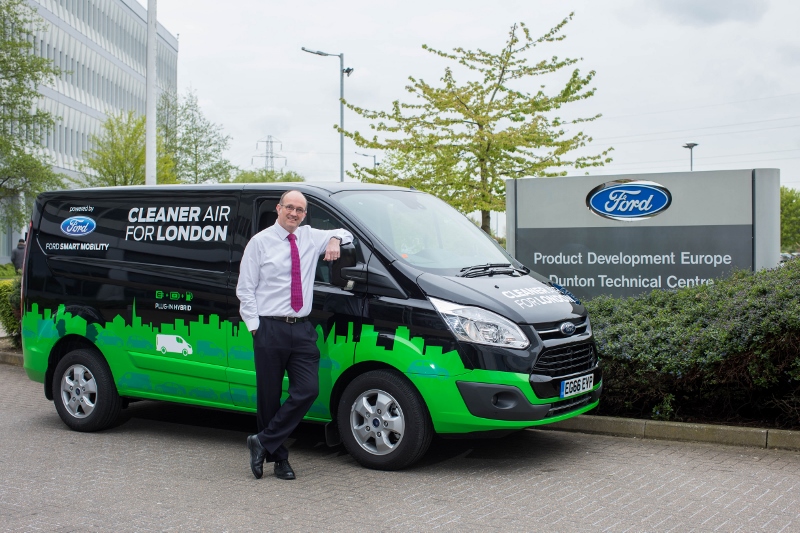 READY: Mark Harvey appointed Director of the Urban Electrified Van programme at Ford Motor Company will lead the trial from Ford’s Dunton Technical Centre in Essex