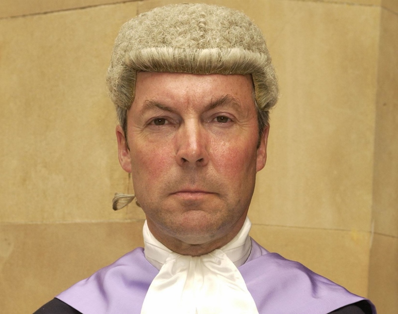 DISCIPLINED: Judge Durham Hall QC’s offer to pay for the abused teenage girls court fine