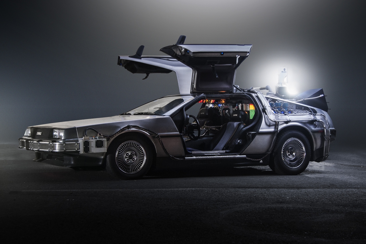 ICONIC: It’s be easy to fantasise about doing the school run in the Back To The Future DeLorean Time Machine
