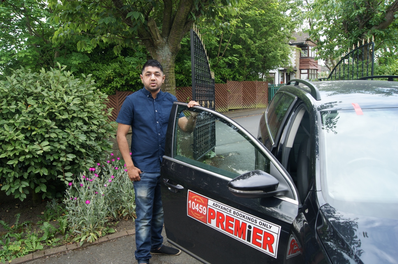 TRAUMATISED: Awais Hussain says that taxi drivers often don’t report hate incidents to the police as it goes to the ‘bottom of the pile’