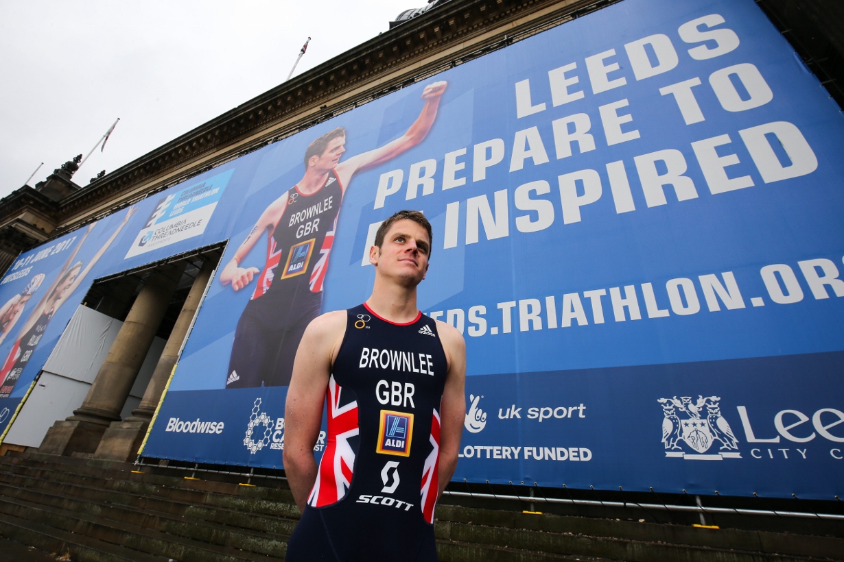 INSPIRED: Triathlon superstar Jonny Brownlee is looking forward to once again performing in front of a home crowd next month (Picture credit: PA)