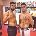 GRAFT: Adil Anwar (left) and Hamed Ghaz sweat out session at Burmantofts gym