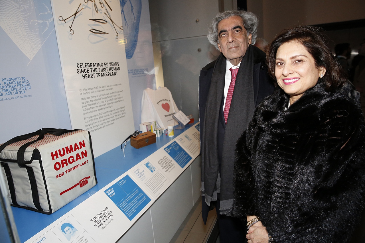 FIGHTER: Mr Sudhir Choudhrie from London is one of the world’s longest-surviving heart transplant patients, pictured here with his wife