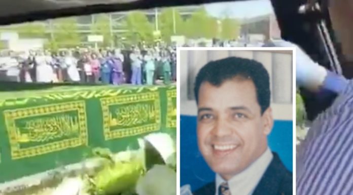 Moment staff pay respects to UK surgeon who died with Covid-19