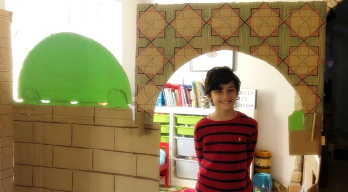 Mosque crafter: 8-year-old builds prayer room ahead of Ramadan