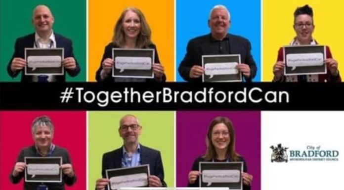 EMBARRASSING: Bradford Council’s all-white poster row