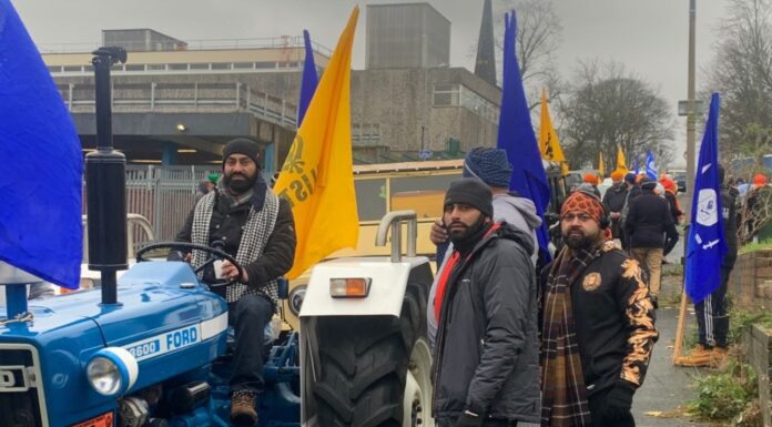 BIRMINGHAM: British Sikhs hold rally in support of Punjab farmers
