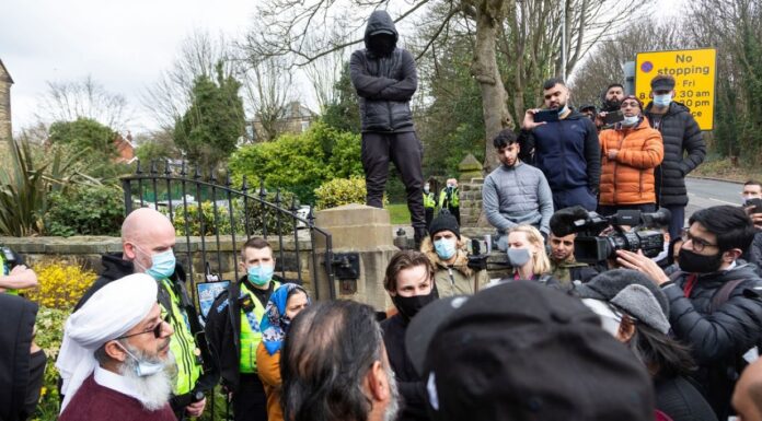 Derogatory Prophet Muhammad cartoon used in class sparks protest at Batley Grammar School