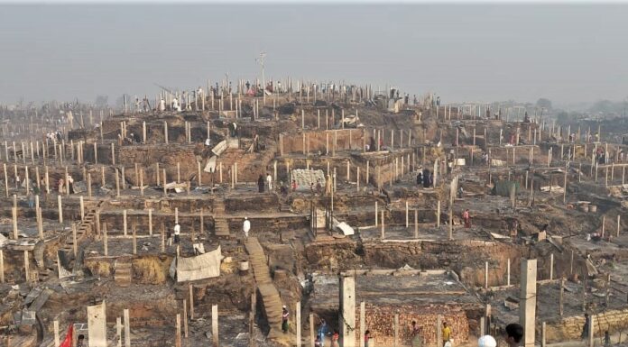 Massive fire devastates Rohingya refugee camps in Cox’s Bazar