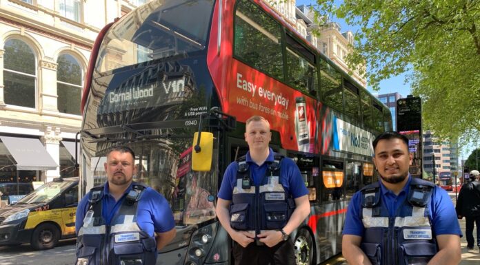 Terrific trio: The officers tackling bad behaviour on public transport